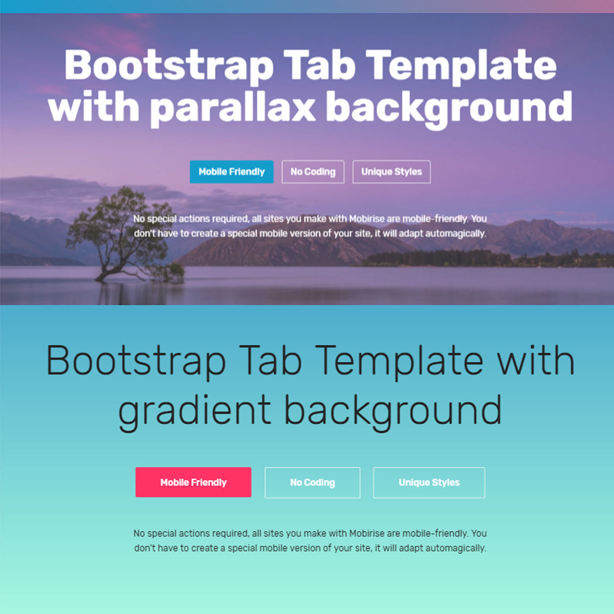 Responsive Tab Template – Free Download